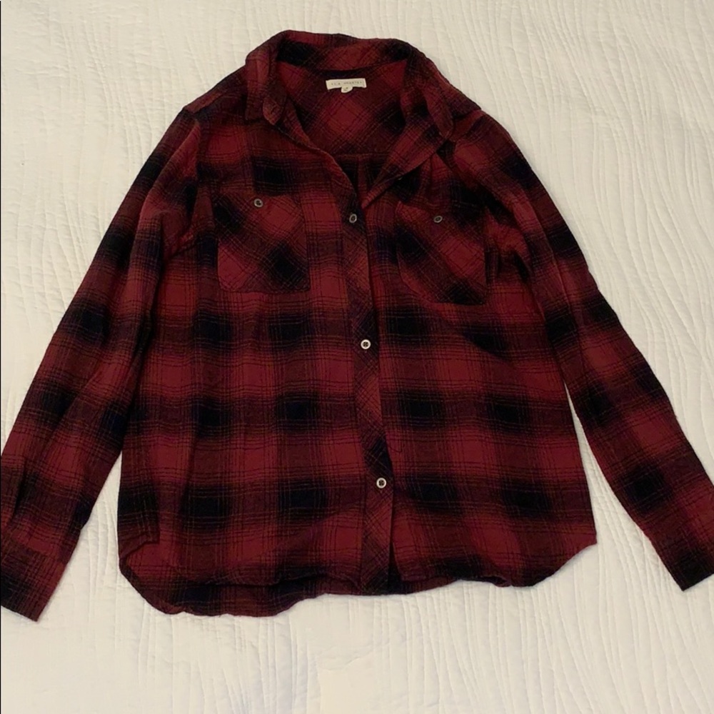Maroon Button Down - image 1